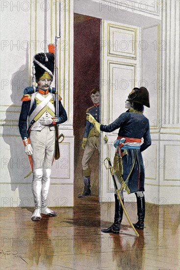 Napoleon 1er et le garde