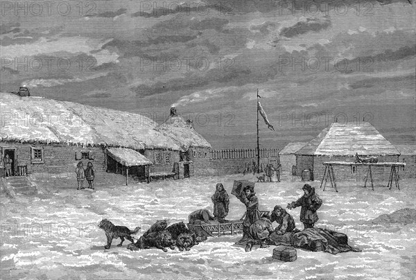 Le fort Saint Michel en ALASKA en 1869