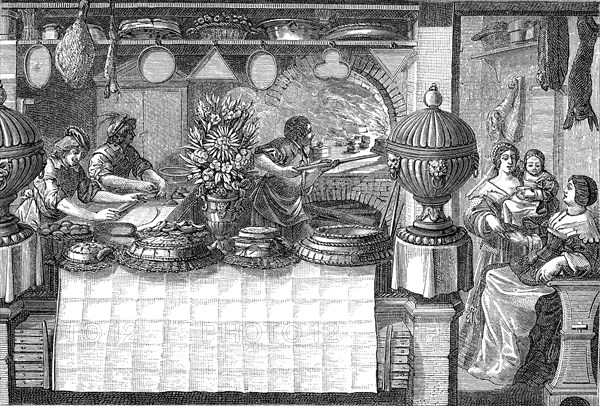 Un pâtissier au 17ème siècle