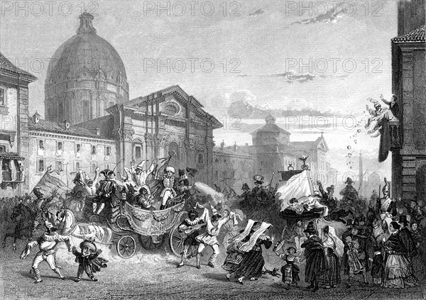 Carnaval à ROME au XVIème siècle