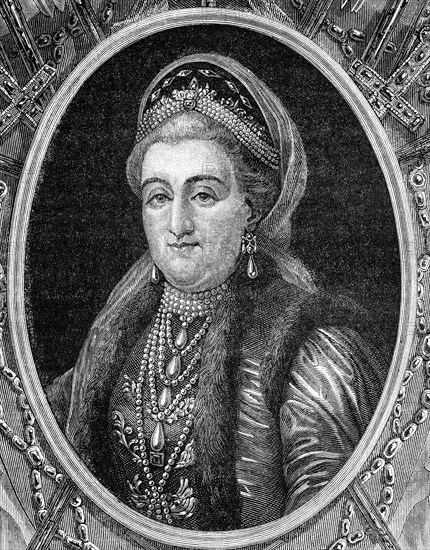 Catherine II de RUSSIE ou La Grande Catherine