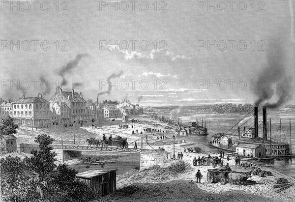 LOUISVILLE, U.S.A, en 1866
