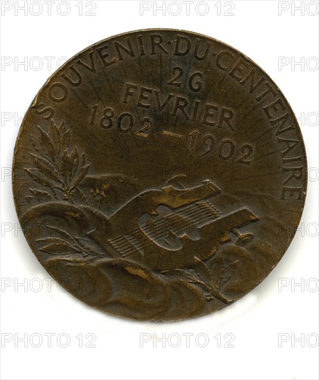 Médaille Victor HUGO (Verso)