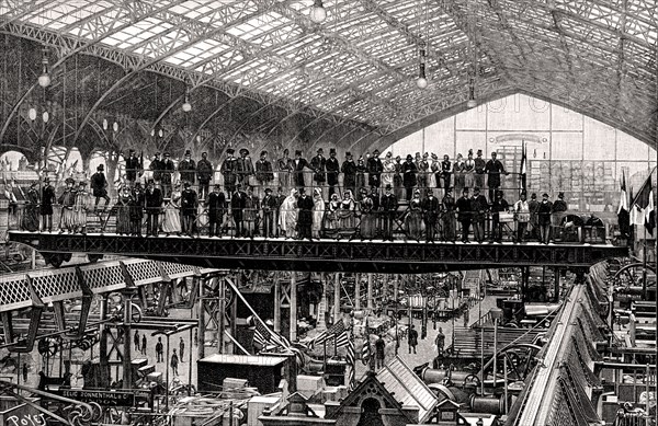 PONT ROULANT-SALLE des MACHINES-1889