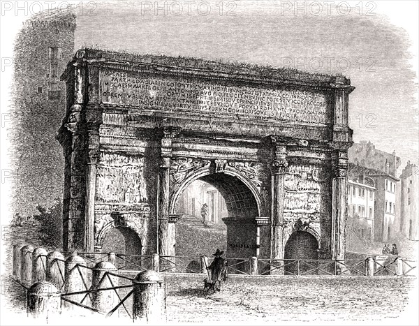 Arc de Septime Sévère à Rome