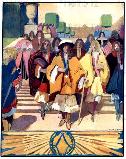 Promenade de Louis XIV à Versailles