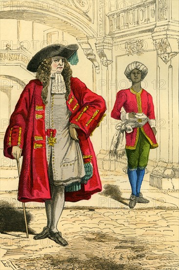 Chevalier de Saint Louis et son valet en 1706
