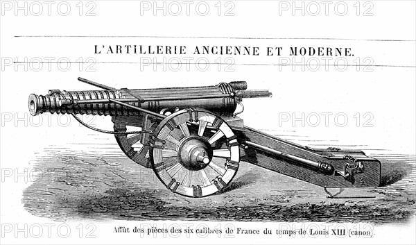 Old and modern artillery under the french king Louis XIII
From " Les Merveilles de la Science " by Louis Figuier.Paris 1869
