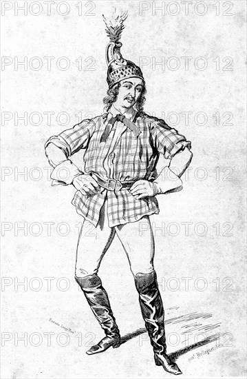 1821-1889, Christian Perrin ( called Christian ) french actor in Paris Theatres.
Lyrics opera singer. He met Offenbach.
1858