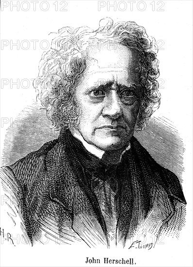 John, Frederick, William Herschell, english scientist, philosopher, physicist,
pioneer in photography
1859