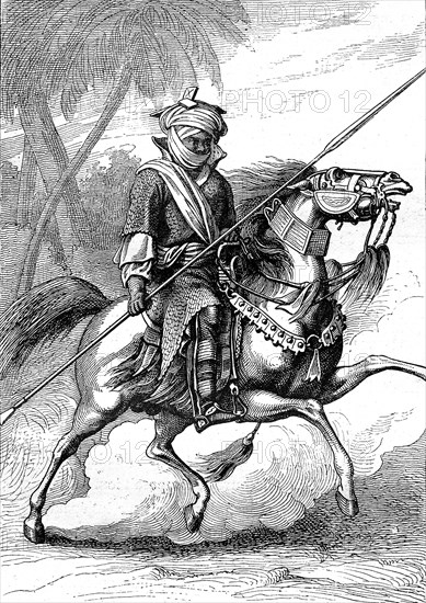 Garde du chef de l'empire du Borno, 1880