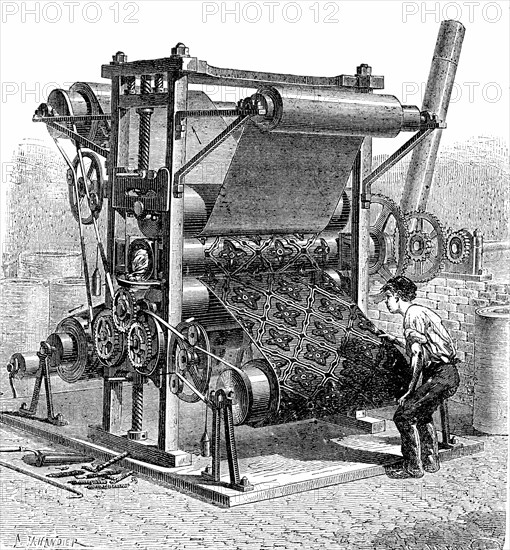 Les métiers du tissage en 1882
