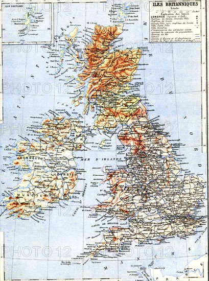 Carte du Royaume-Uni