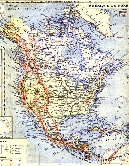 North America map