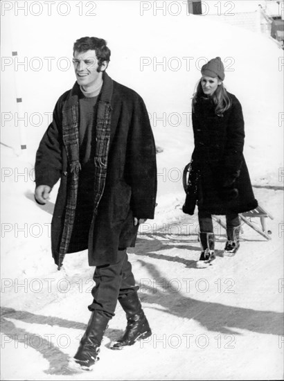 Ursula Andress et Jean-Paul Belmondo, 1967