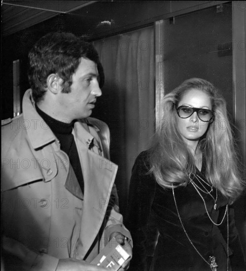 Ursula Andress et Jean-Paul Belmondo, 1968