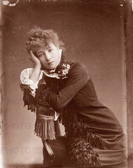 Sarah Bernhardt in 1878 (1844-1923). Henriette Rosine Bernard. French actress