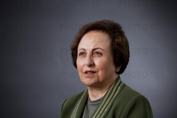 Shirin Ebadi, the Iranian lawyer, a former judge and human rights activist , at the Edinburgh International Book Festival. Edinburgh, Scotland.
13th August 2016