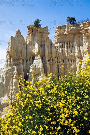 Geological site at Ille sur TÃªt, France.