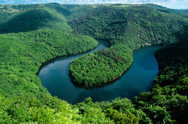 QUEUILLE RIVER PUY DE DOME AUVERGNE FRANCE