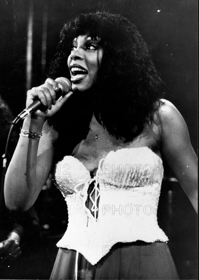 May 19, 1978 - New York, NY, U.S. - Singer DONNA SUMMER performing at the opening of the rival disco to 'Studio 54', 'Xenon' in hopes that it will be just as popular. (Credit Image: Â© KEYSTONE Pictures USA/ZUMAPRESS.com)
