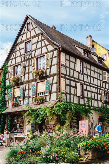 Half-timbered building, Kaysersberg, Alsace, France