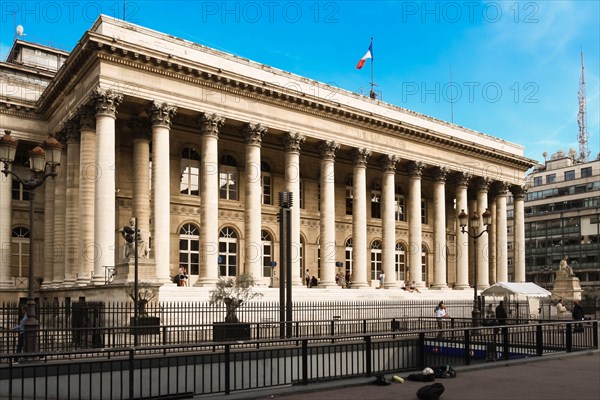 The Bourse of Paris- Brongniart palace ,Paris, France.