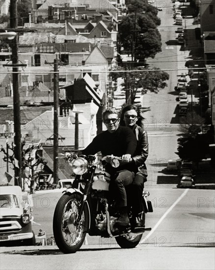 Studio Publicity Still from "Bullitt" Steve McQueen and Jacqueline Bisset 1968 Warner / Seven Arts   File Reference # 31537_556THA