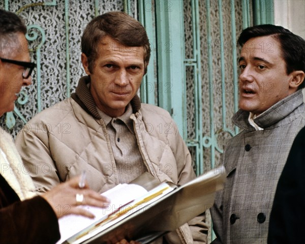 Steve McQueen, Robert Vaughn, "Bullitt" (1968) Solar Productions   File Reference # 33505_105THA  For Editorial Use Only -  All Rights Reserved