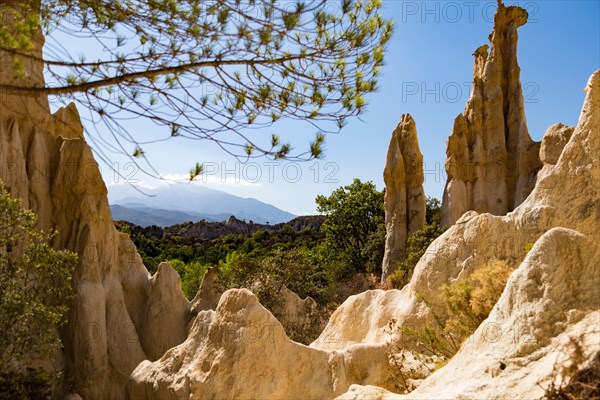 Les Orgues d'Ille sur Tet - Rock formations that reminds of organ pipes.