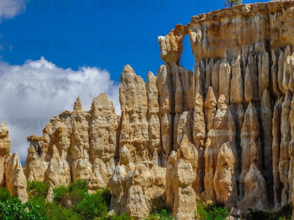 Les Orgues dÂ´Ille sur Tet, geological site in PyrÃ©nÃ©es-Orientales,	
Languedoc-Roussillon, France