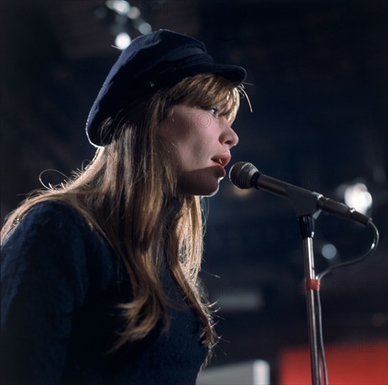 FRANCOISE HARDY French singer about 1966