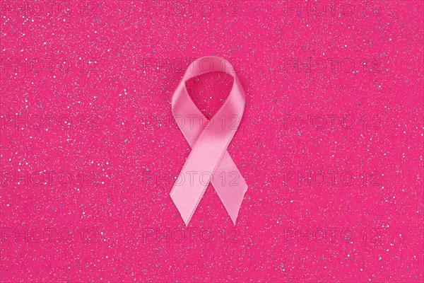 Breast Cancer concept : Pink ribbon symbol of breast cancer