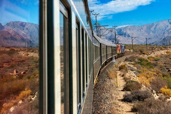 The Rovos Rail luxury train travelling between Cape Town and Pretoria in South Africa 
Pride of Africa beautifully rebuilt Classic train that form par