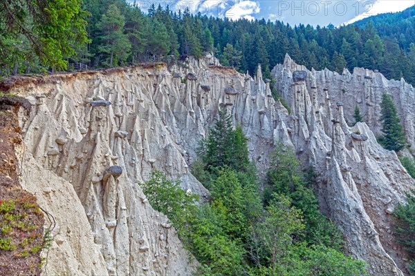 Natural Earth Pyramids in Renon, Ritten, South Tyrol, Italy