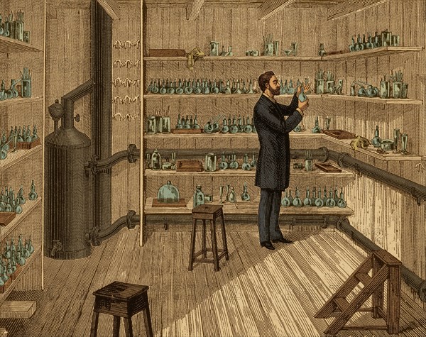 Louis Pasteur in Hot Room, 1884