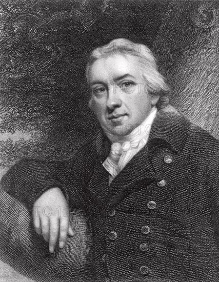 EDWARD JENNER (1749-1823) English physician and scientist who created the smallpox vaccine