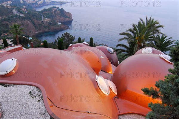 Antti Lovag designed Palais Bulles, Port-la-Galère, near Cannes