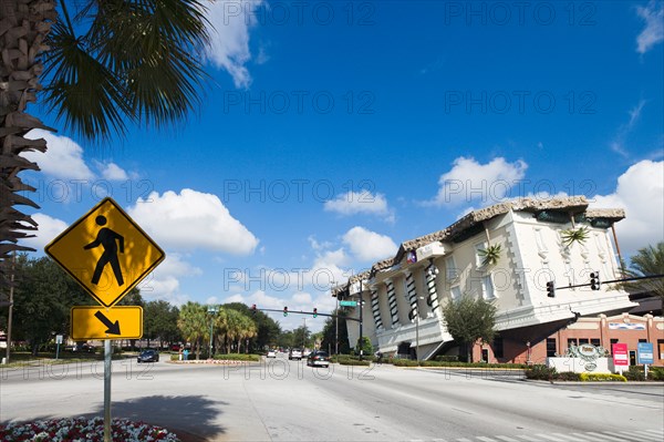 International Drive and Wonderworks near Pointe Orlando, Orlando, Florida, USA