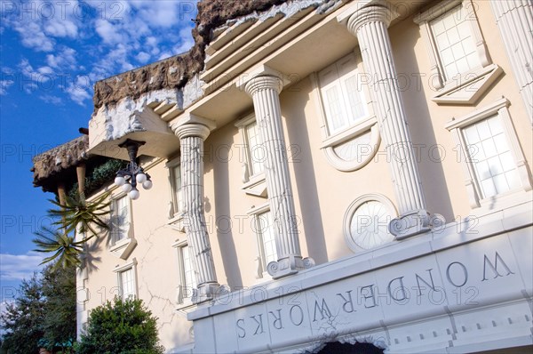 The Wonderworks Upside Down buidling on International Drive in Orlando Florida USA