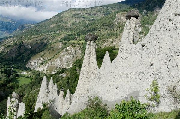 The Pyramides des Euseigne, Val d'Herens, Switzerland