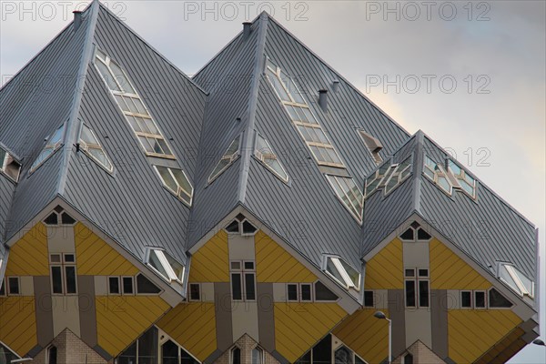 The cube houses in Rotterdam, the Netherlands