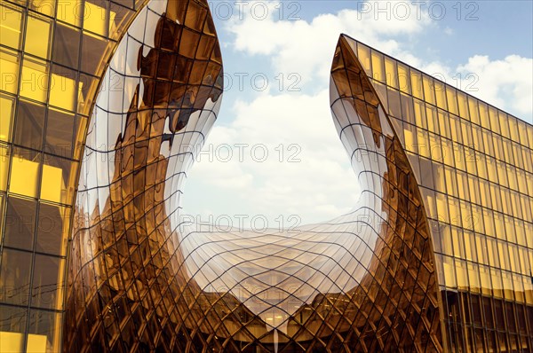 MALMO, SWEDEN - MARCH 08, 2017: Emporia Shopping Center, largest shopping mall in Scandinavia opened on 25 October 2012. Luxury shopping mall designed