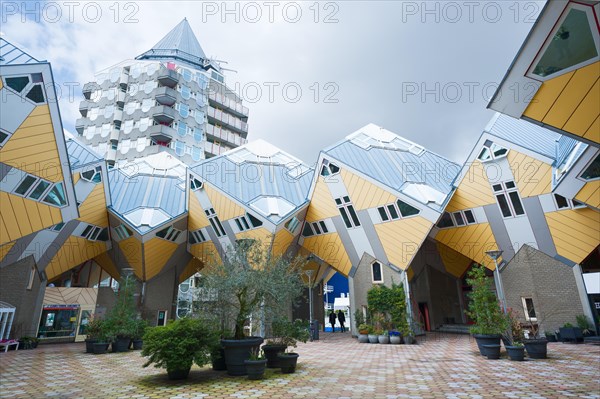 Rotterdam cube house in Blaak district