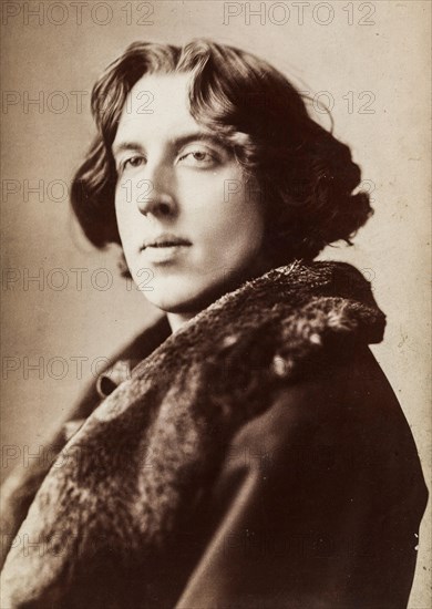 Oscar Wilde, portrait photograph, Napoleon Sarony, 1882