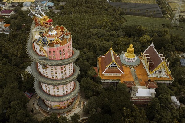 Wat Samphran, Dragon Temple, Bangkok, Thailand