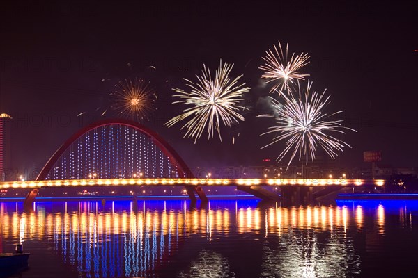 Fireworks are let off for Chinese new year at most towns and cities in China.