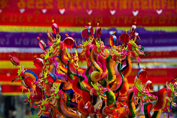Chinese New Year Celebrations in Thanon Yaowarat, the main thoroughfare which threads through Bangkok’s Chinatown