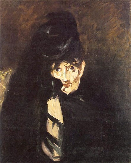Édouard Manet, Berthe Morisot en deuil