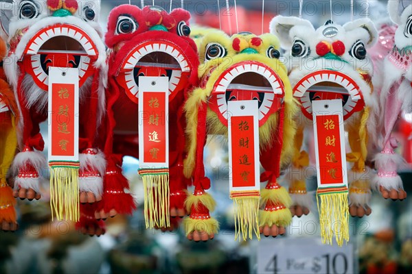 Dragons for chinese new year. Singapore.
